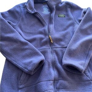 L.L. Bean Women’s Purple Fleece Jacket